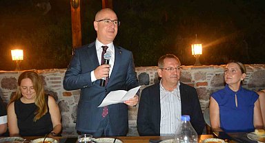 Ayvalık Kaymakamı Hasan Yaman'a duygusal veda