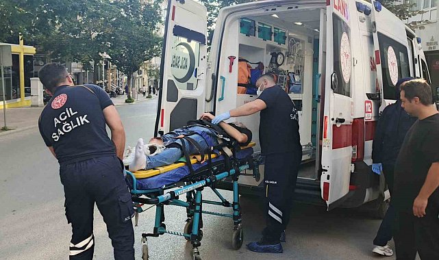 Bafra'da trafik kazası: 1 yaralı