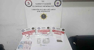 Bafra'da uyuşturucu operasyonu: 2 gözaltı