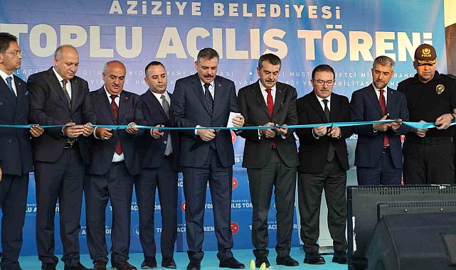 Bakan Çiftçi Aziziye'de toplu açılışlara katıldı