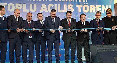 Bakan Çiftçi Aziziye'de toplu açılışlara katıldı
