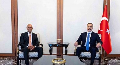 Bakan Fidan, ABD'nin Ankara Büyükelçisi Tom Barrack'ı kabul etti