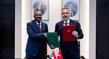 Bakan Fidan, Sudan Dışişleri ve Uluslararası İşbirliği Bakanı Salem ile görüştü