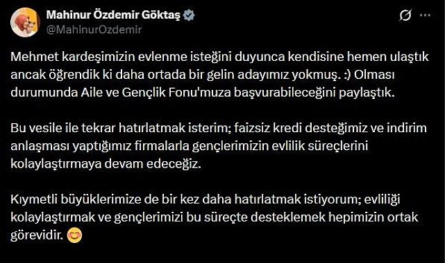 Bakan Göktaş, Mehmet Çiftçi'ye ulaştı