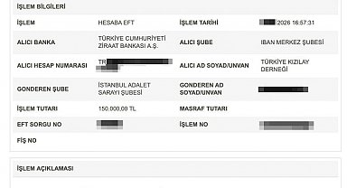 Bakan Gürlek, Kızılay'a 150 bin lira bağışladı