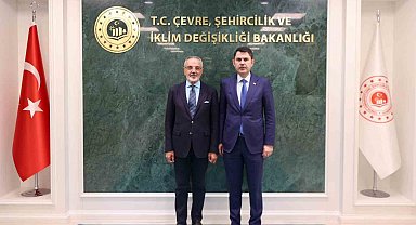 Bakan Kurum, DEM Parti Milletvekili Sakık'ı kabul etti