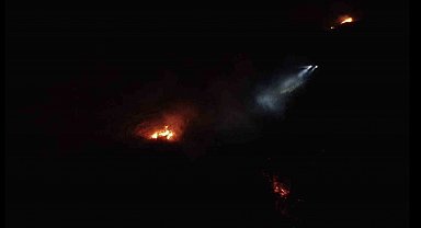 Balıkesir'de gece yarısı orman yangını çıktı