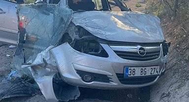 Balıkesir'de şarampole uçan otomobilde 1 kişi yaralandı