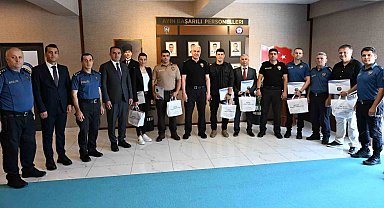 Başarılı Polisler ödüllendirildi