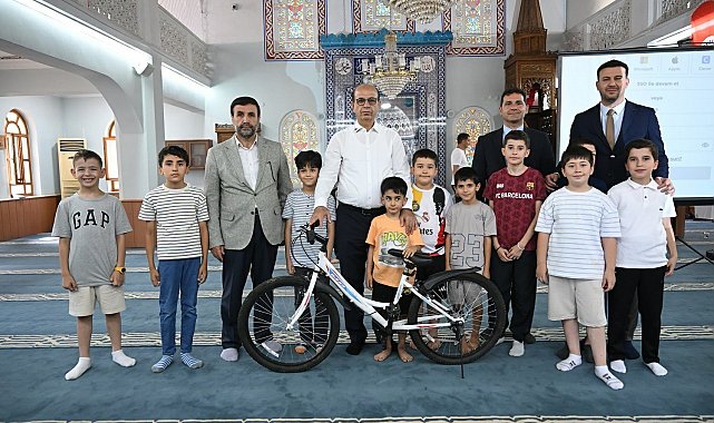 Başkan Geçit, " Rotamız Cami neşesi" etkinliğinde çocukların coşkusuna ortak oldu