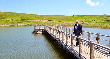 Başkan Güler: "Ordumuzu göletlerle güzelleştirip, kuraklığa önlem alıyoruz"