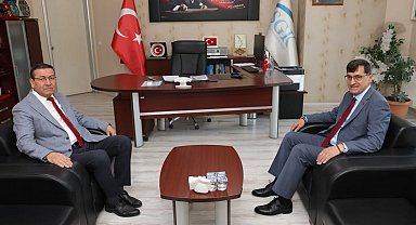 Başkan Kahveci ve Müdür Sayar, Kütahya için ortak çalışmaları değerlendirdi