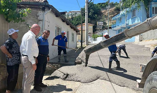 Başkan Kumral mahallerde yürütülen çalışmaları yerinde inceledi