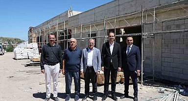Başkan Özdoğan'dan 112 acil sağlık merkezi inşaatına yakın takip