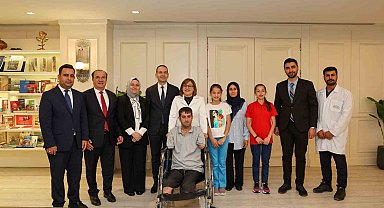 Başkan Şahin, umut olduğu Burhan Doğruyol ile bir araya geldi