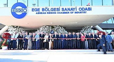 Başkan Ülken, EBSO'nun yeni hizmet binası açılışı törenine katıldı