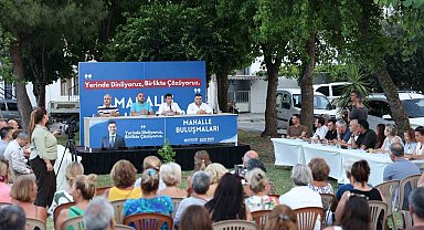 Başkan Ünlü, Çamdibi'nde vatandaşlarla buluştu