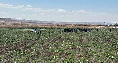 Başkentte eğitim helikopteri düştü: "2 yaralı"