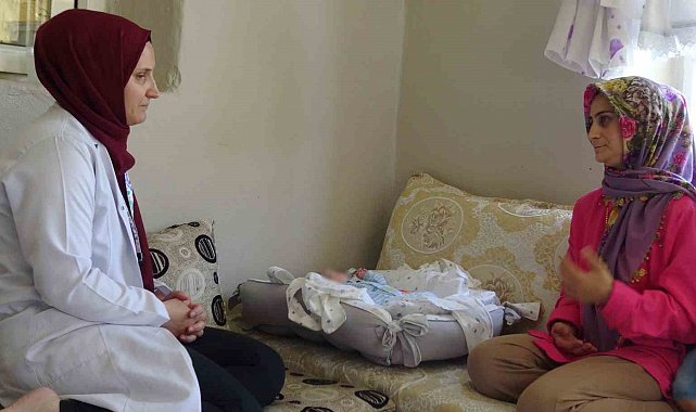 Batman'da sağlık ekiplerinden anlamlı çalışma: Gebe ve lohusalara evde şefkat eli
