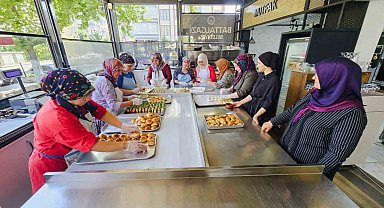 Battalgazi Belediyesi Kadın Kooperatifi, Trafik Park'ta hizmet vermeye başladı