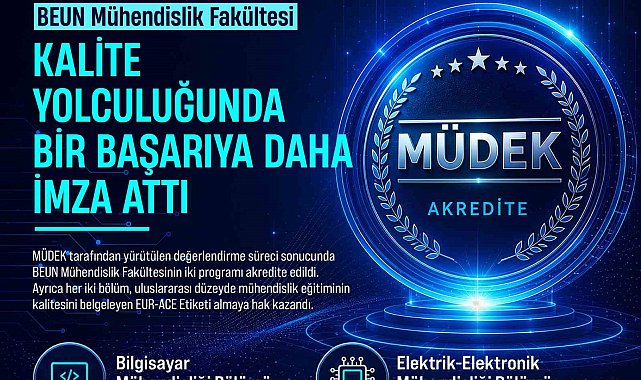 BEUN Mühendislik Fakültesi Kalite Yolculuğunda bir başarıya daha imza attı