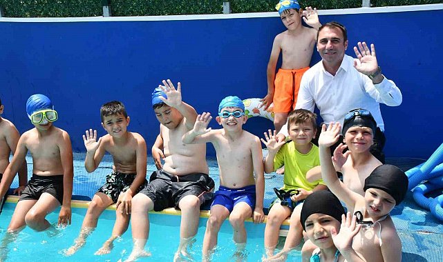 Beylikova Belediyesi yaz dönemi ücretsiz yüzme kurslarını başlattı