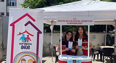 Bilecik'te koruyucu aile tanıtım standı açıldı