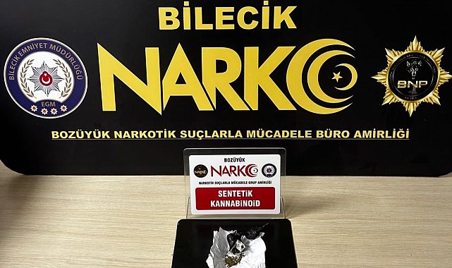 Bilecik'te uyuşturucu operasyonu: 1 gözaltı