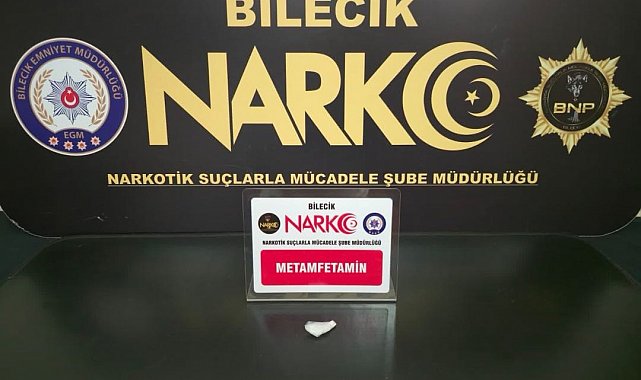 Bilecik'te uyuşturucu operasyonu: 1 gözaltı