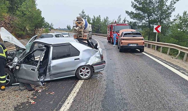 Bilecik'te zincirleme kaza: 2 yaralı