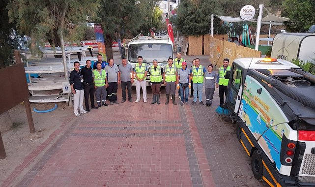Bitez Yalısı'nda kapsamlı temizlik çalışması