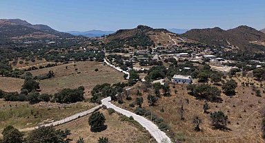 Bodrum'da 125 bin metrekarelik beton yol ve parke çalışması