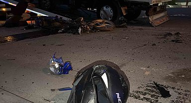 Bolu'da motosiklet ile kamyonet çarpıştı: 1 ölü, 1 yaralı