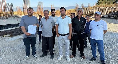 Bolu'da üniversite inşaatında maaşlarını alamayan işçiler 2 haftada 4 kez vince çıktı: "20 gündür yemek ve su yok"