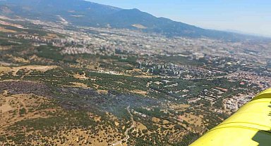 Bornova'daki yangın kontrol altında