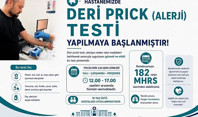 Boyabat'ta modern alerji tanı hizmeti hayata geçti
