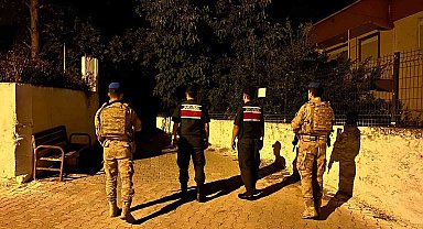 Bozdoğan'da jandarmadan gece boyu yangın ve hırsızlık denetimi