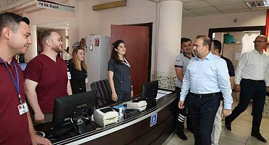 Bozdoğan'daki hastanede hizmetler değerlendirildi