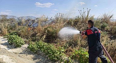 Burdur'da arazi yangınında 20 dekarlık alan kül oldu