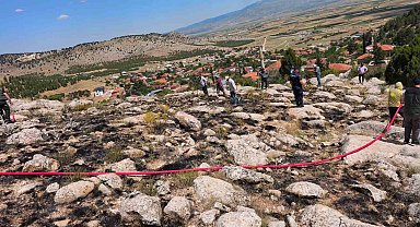 Burdur'da orman yangını büyümeden söndürüldü
