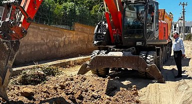 Burhaniye'de sahil yoluna Büyükşehir desteği