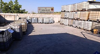 Bursa'da 10 milyon liralık sahte madeni yağ operasyonu