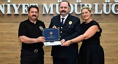 Bursa'da 105 emniyet personeli terfi etti
