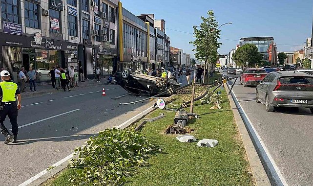 Bursa'da feci kaza : 2 yaralı