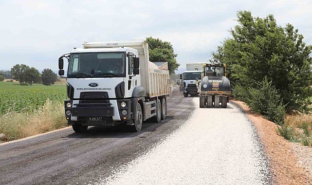 Büyükşehir, Nilüer'de yolları yeniliyor