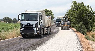 Büyükşehir, Nilüer'de yolları yeniliyor