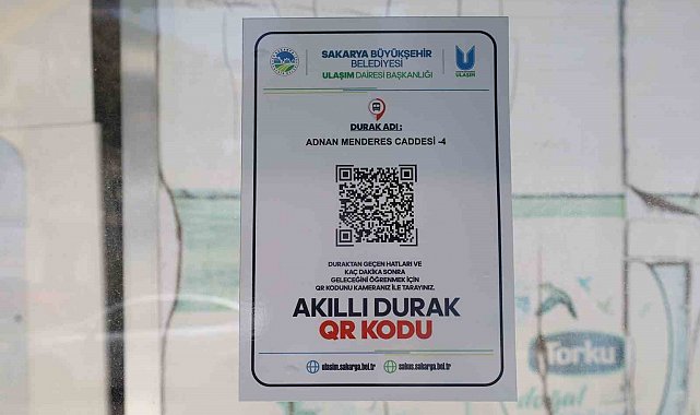 Büyükşehir QR Akıllı Durak Sistemini hayata geçiriyor