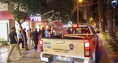 Büyükşehir zabıtasından kaldırım işgallerine sıkı denetim