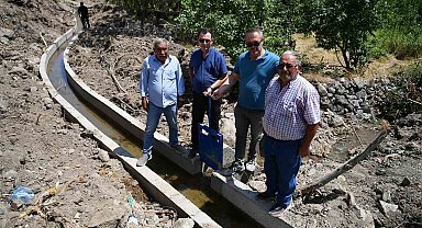 Büyükşehir'den Yeşilhisar'da 7 milyon TL'lik çevreci sulama kanalı projesi