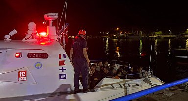 Çanakkale'de göçmen kaçakçılığı operasyonu: 2 göçmen kaçakçısı ve 36 kaçak göçmen yakalandı